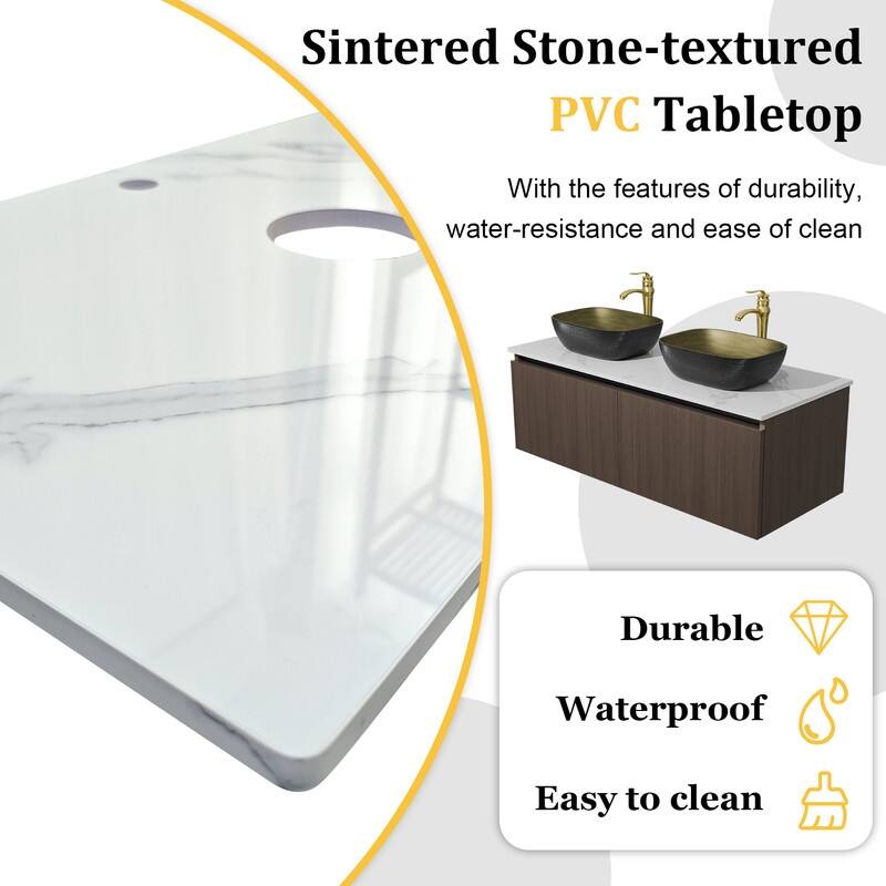 Vintage Aluminium Bathroom Vanity With Countertop Sink Copper Faucet Set