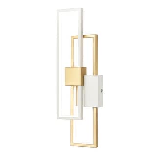 Rectangular Led Wall Sconce Gardone Modern LED Wall Sconce Wall Light Rectangle - Bed Bath & Beyond ...