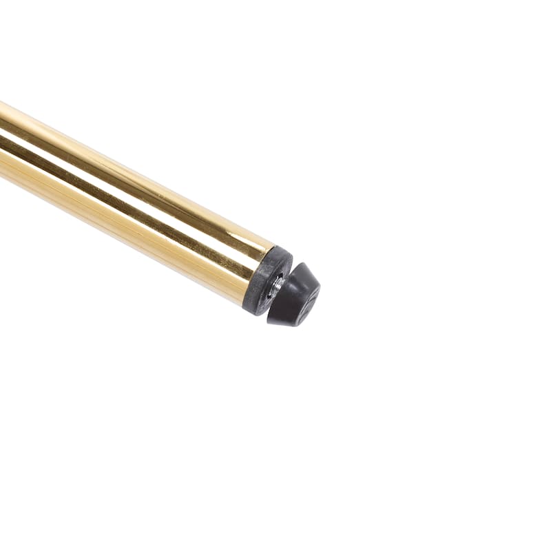 Celano Indoor Metal Upholstered Barstool, Gold-Plated Frame and Mixed Gray Upholstery, Set of 2