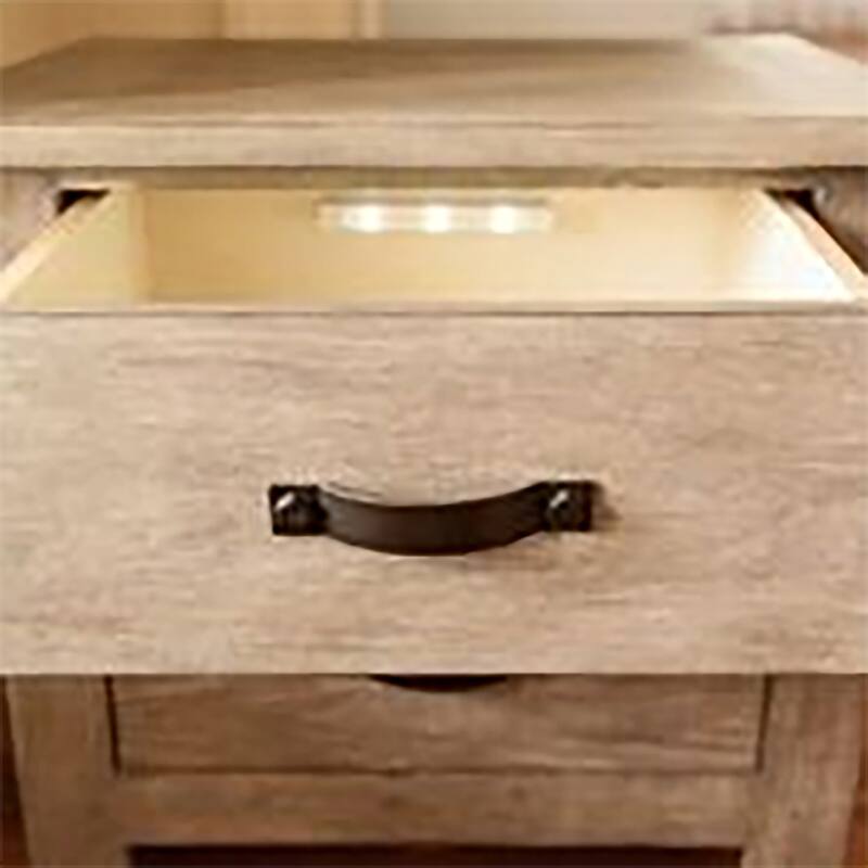 Milk Street Relic 2 Drawer Nightstand - Brown