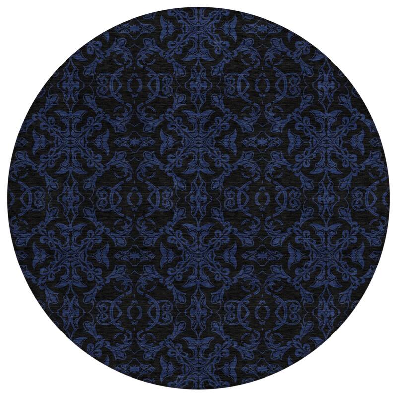 Machine Washable Indoor/ Outdoor Chantille Traditional Medallions Rug