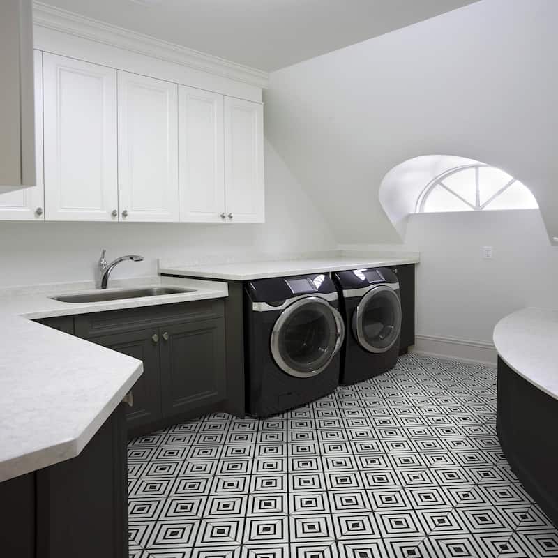 Ackland AKNPTAMA8X8M-CA Amara - 8" x 8" Porcelain Encaustic Floor and