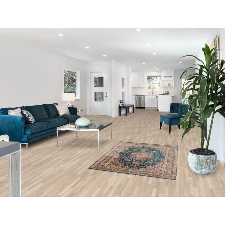 Floral Qum Persian Accent Rug Hand-Knotted Traditional Silk Carpet - 3'5"x 4'10"