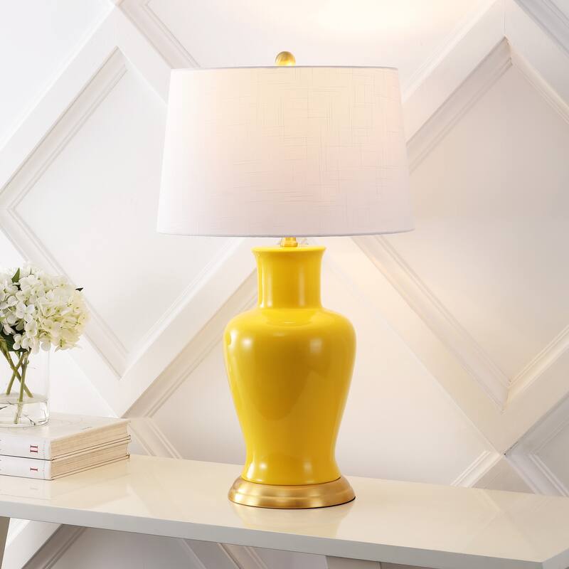 Julia 29" Ceramic LED Table Lamp, by JONATHAN Y