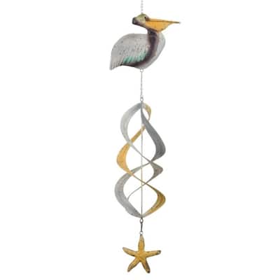 Hanging Wind Spinner - Pelican