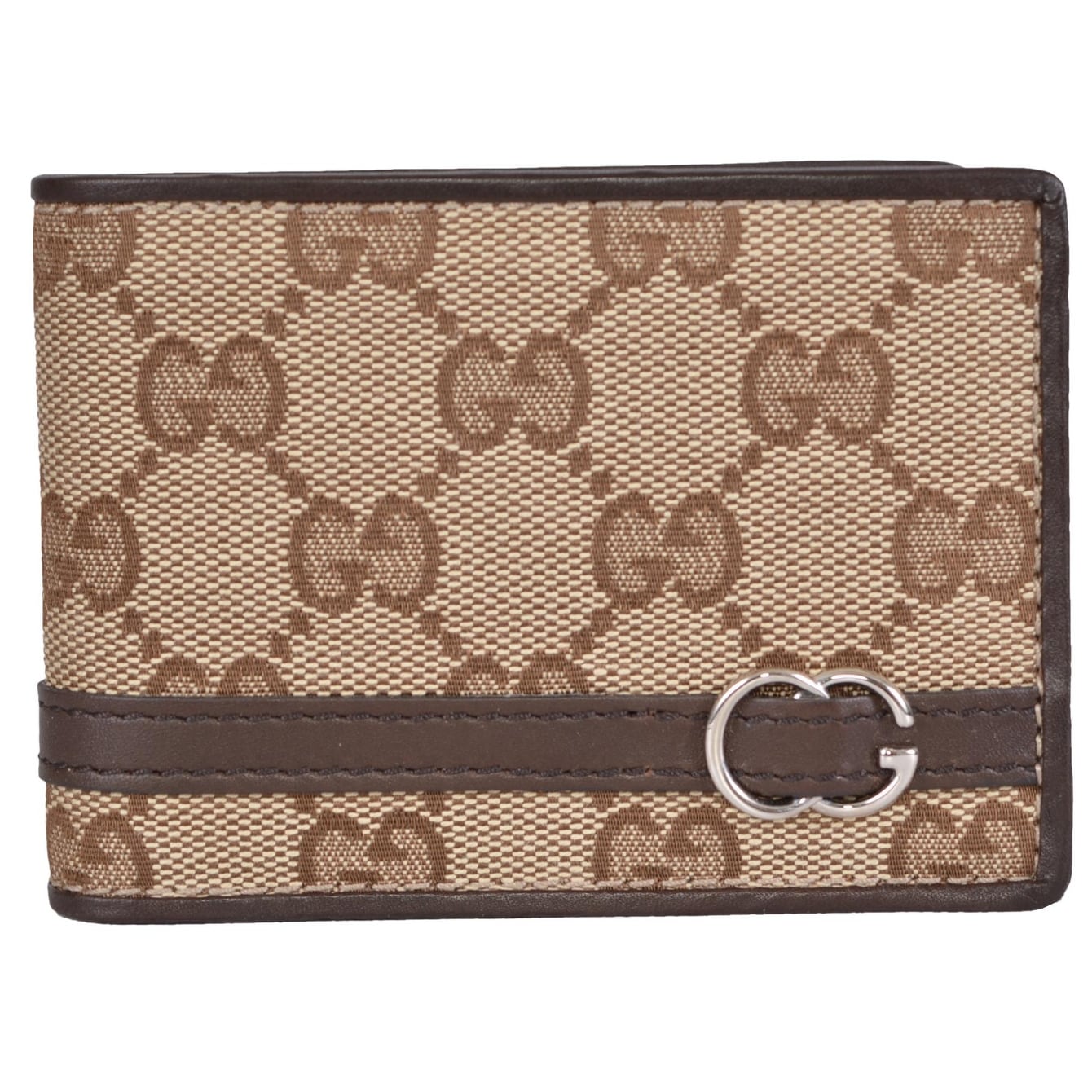 Shop Gucci Men&#39;s 268508 Beige Canvas GG Guccissima Bifold Wallet - Free Shipping Today ...