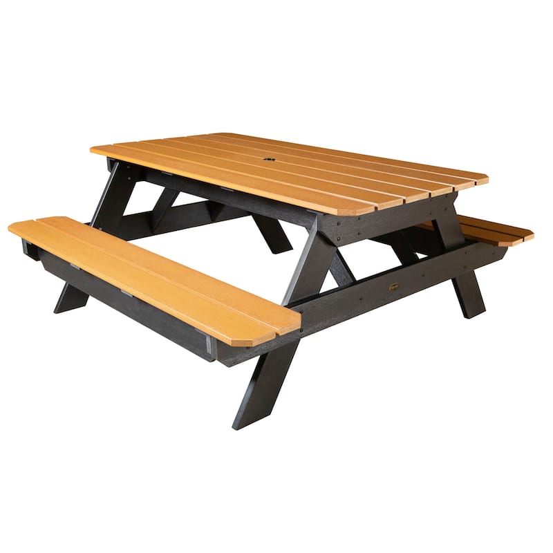HIGHWOOD Professional Commercial Grade National Picnic Table - Saddle