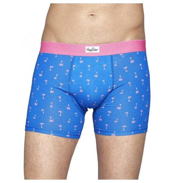 Shop Happy Socks Mens Boxer Briefs Printed Jersey Free Shipping On Orders Over 45 Overstock 17733290