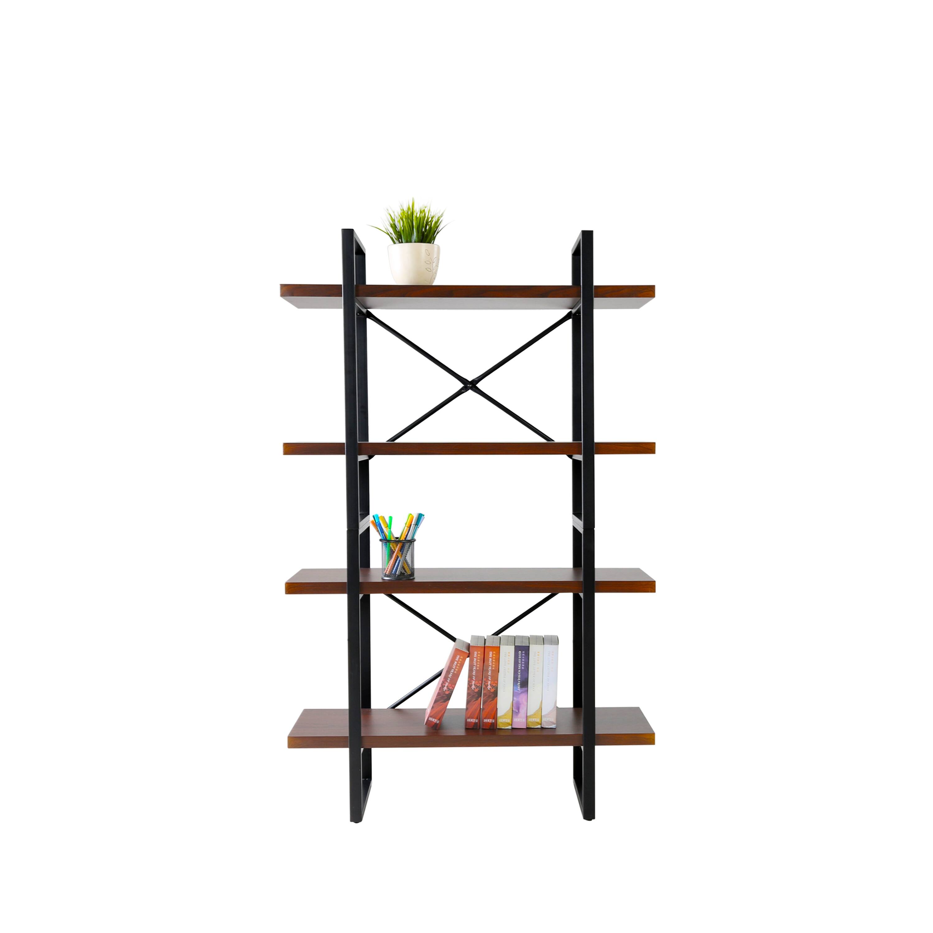Carbon Loft Strohn and Adjustable Wood and Metal Display and Etagere