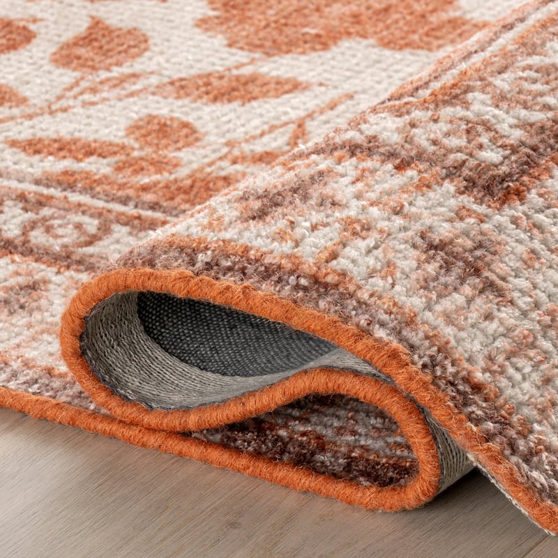 Padma Lakshmi Botanica Hand-Tufted Botanical Wool-Blend Rug