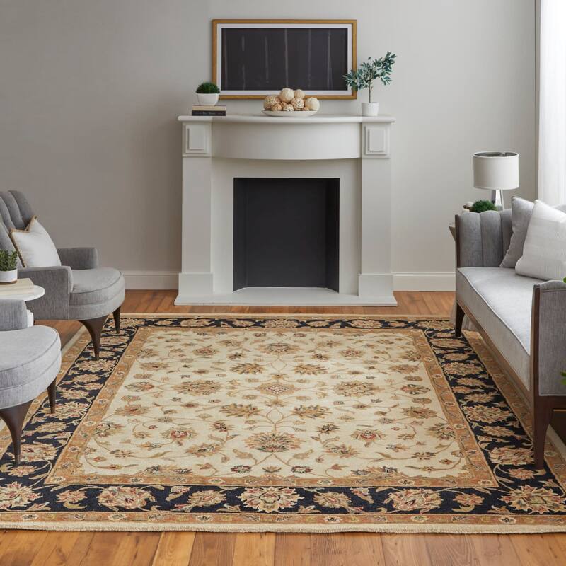 Grand Bazaar Oleg Hand Tufted Oriental Traditional Area Rug