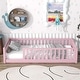 preview thumbnail 30 of 32, Twin Floor Platform Bed with Fence without Door
