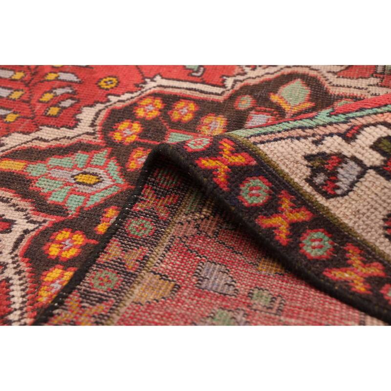 ECARPETGALLERY Hand-knotted Andelz Red Wool Rug - 3'1 x 4'9