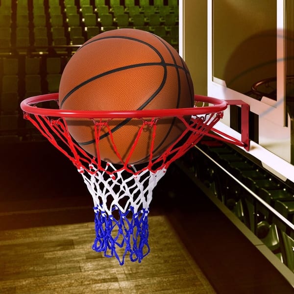 18 Full Size Basketball Hoop Ring Net Wall Mounted Outdoor