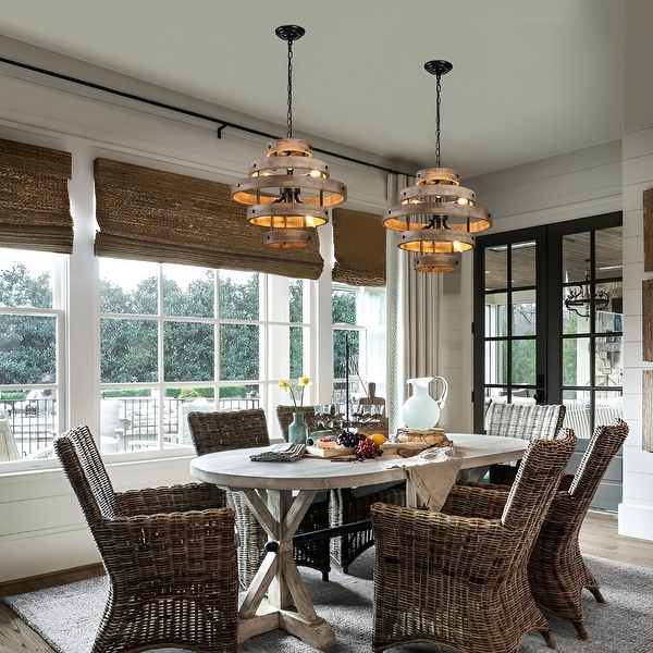 Timber chandelier top