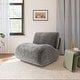preview thumbnail 27 of 54, 33'' W Swivel Armless Sponge Filling Bean Bag Accent Chair Lounger