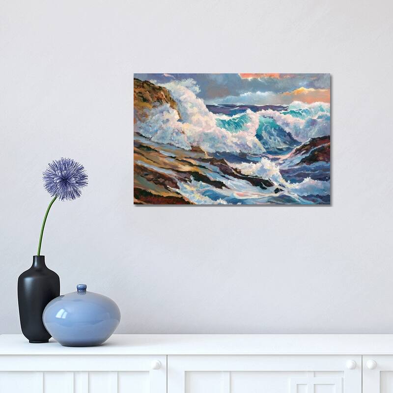 iCanvas "Pacific Storm" by David Lloyd Glover Canvas Print - 12x18x1.5