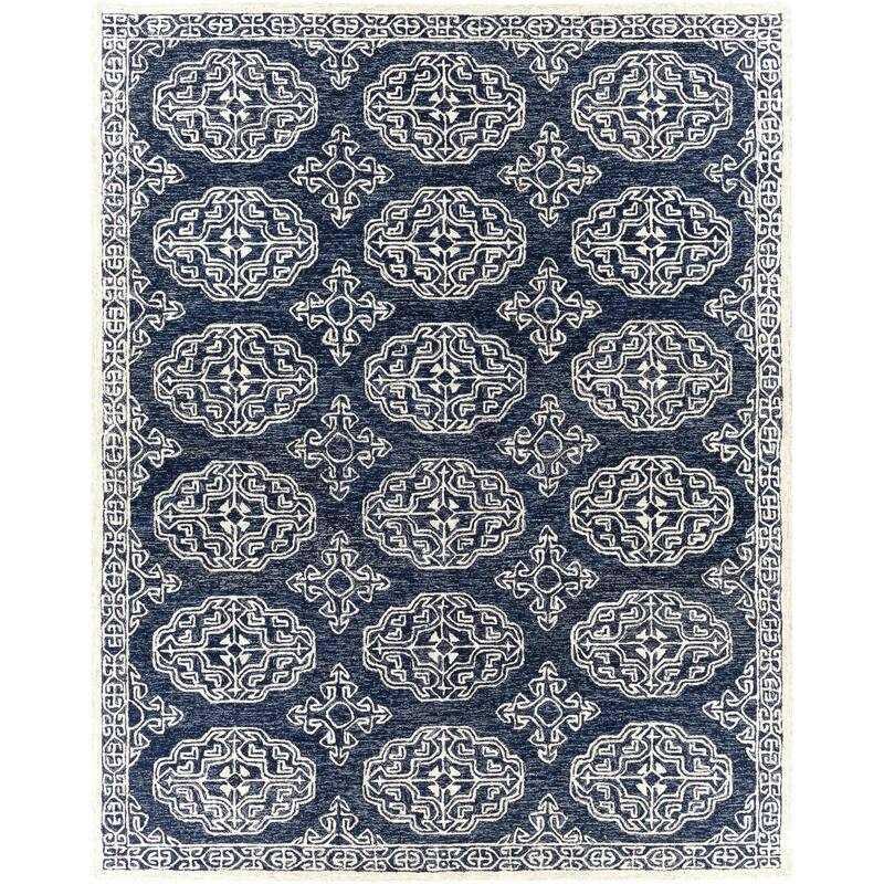 Livabliss Granada Handmade Medallion Wool Area Rug