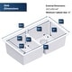 preview thumbnail 4 of 14, Karran QUWS-880 Undermount 32-1/2 in. Double Equal 50/50 Bowl Workstation Kitchen Sink