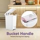 preview thumbnail 16 of 15, 10.5 gal Slim Step Trash Can
