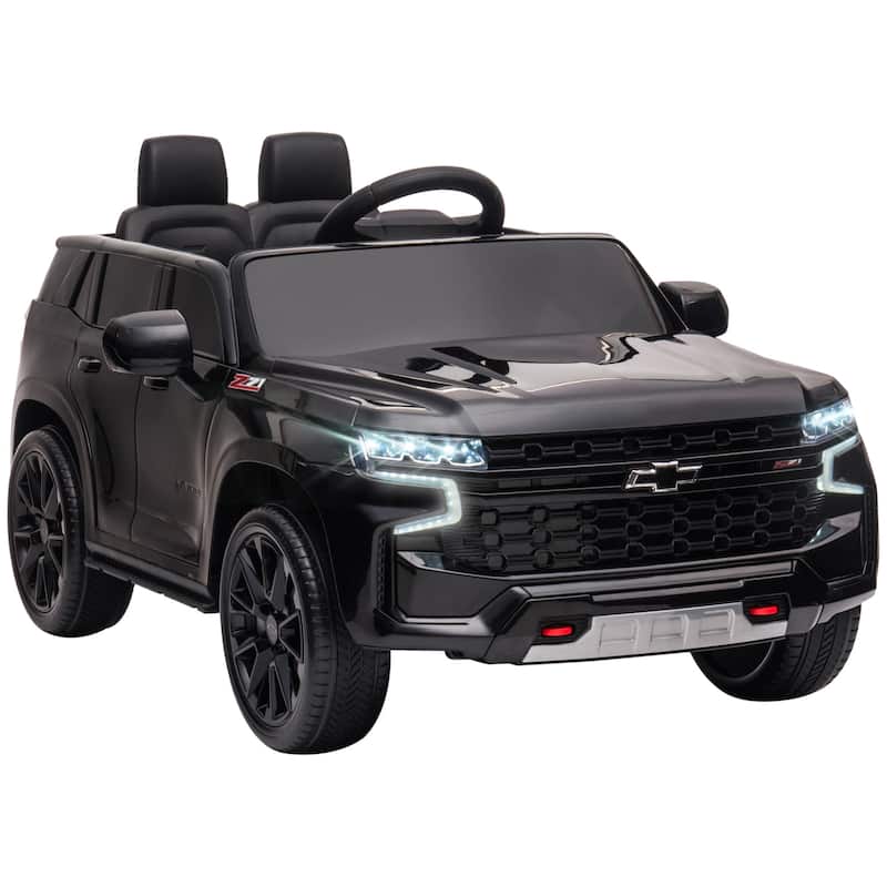 Black Parent Remote Control Electric Car Toy, Ride on Truck Car with Music Control Buttons, Engineering Vehicle with Seat Belts