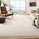 SAFAVIEH Casablanca Shag Tribal Beige Wool Rug - 10' x 14' - Beige