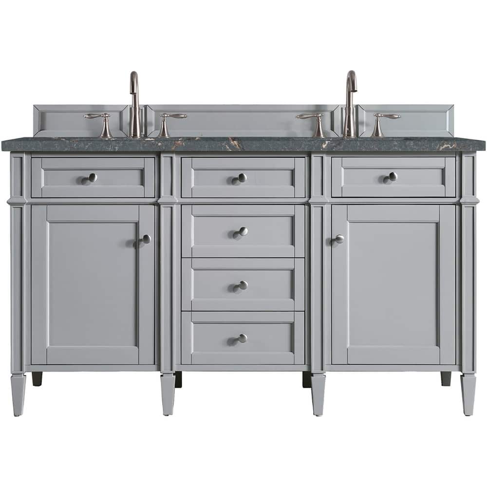 James Martin Vanities 650-V60D-FPBL Brittany 60" Free Standing Double