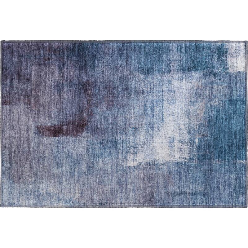 Premium Washable Super Soft Brushstrokes Abstract Mayfield Rug