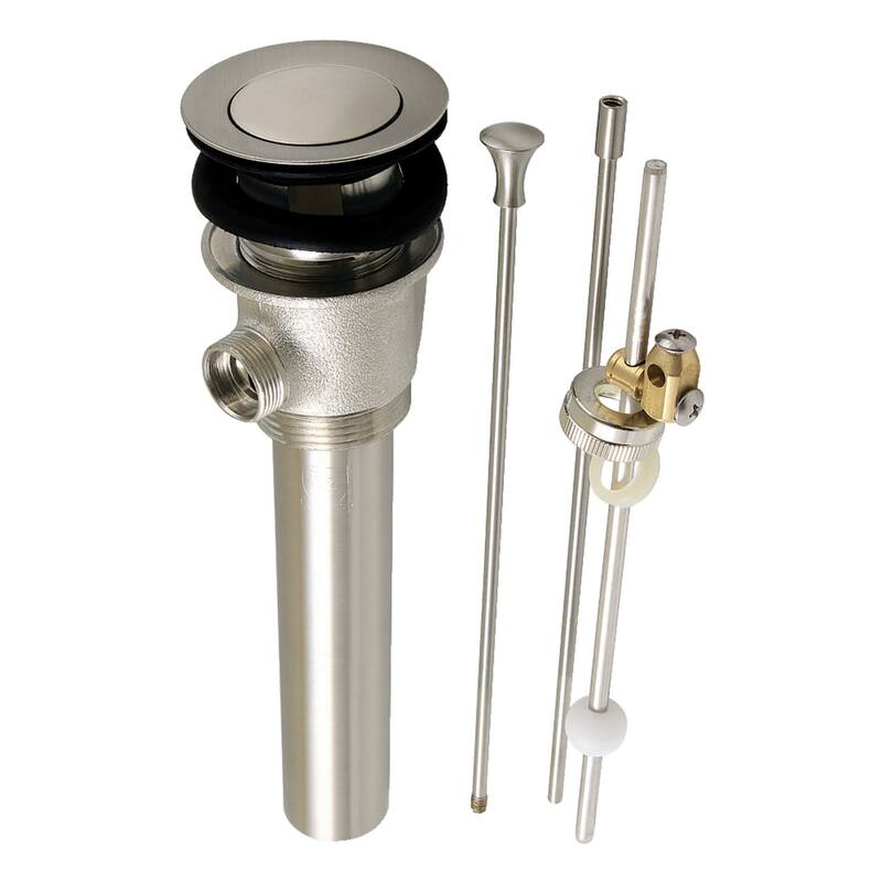 Kingston Brass KBT212 Made To Match 1-1/4" Pop-Up Drain Assembly with - Brushed Nickel