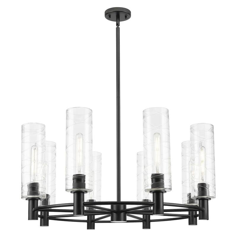 Innovations Lighting 434-8CR-G434-12DE Crown Point 8 Light 32" Wide