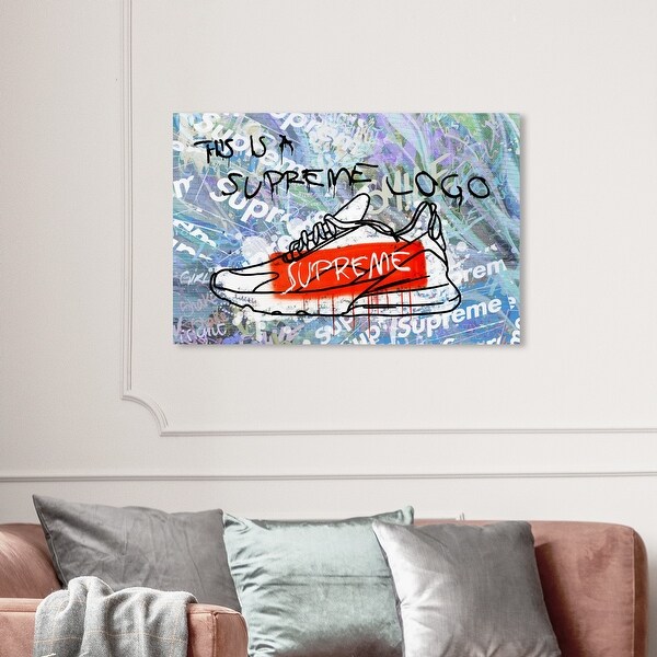 sneaker canvas wall art