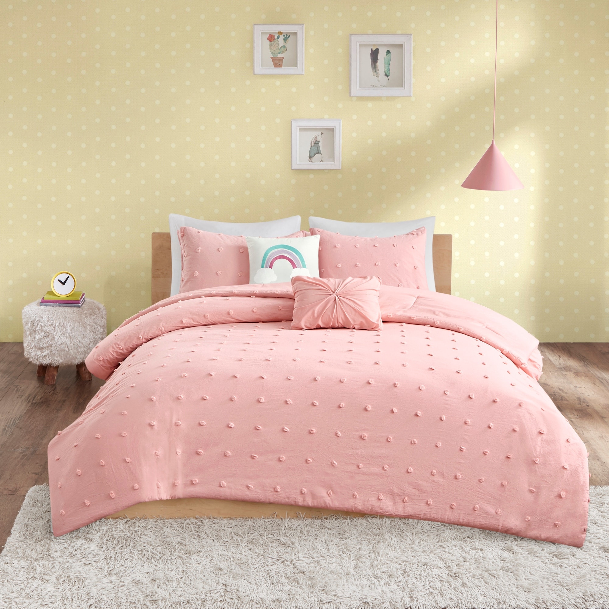 Ensley Cotton Jacquard Pom Pom Comforter Set by Urban Habitat Kids