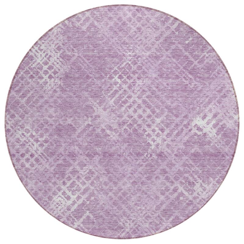 Machine Washable Indoor/ Outdoor Chantille Vintage Trellis Rug