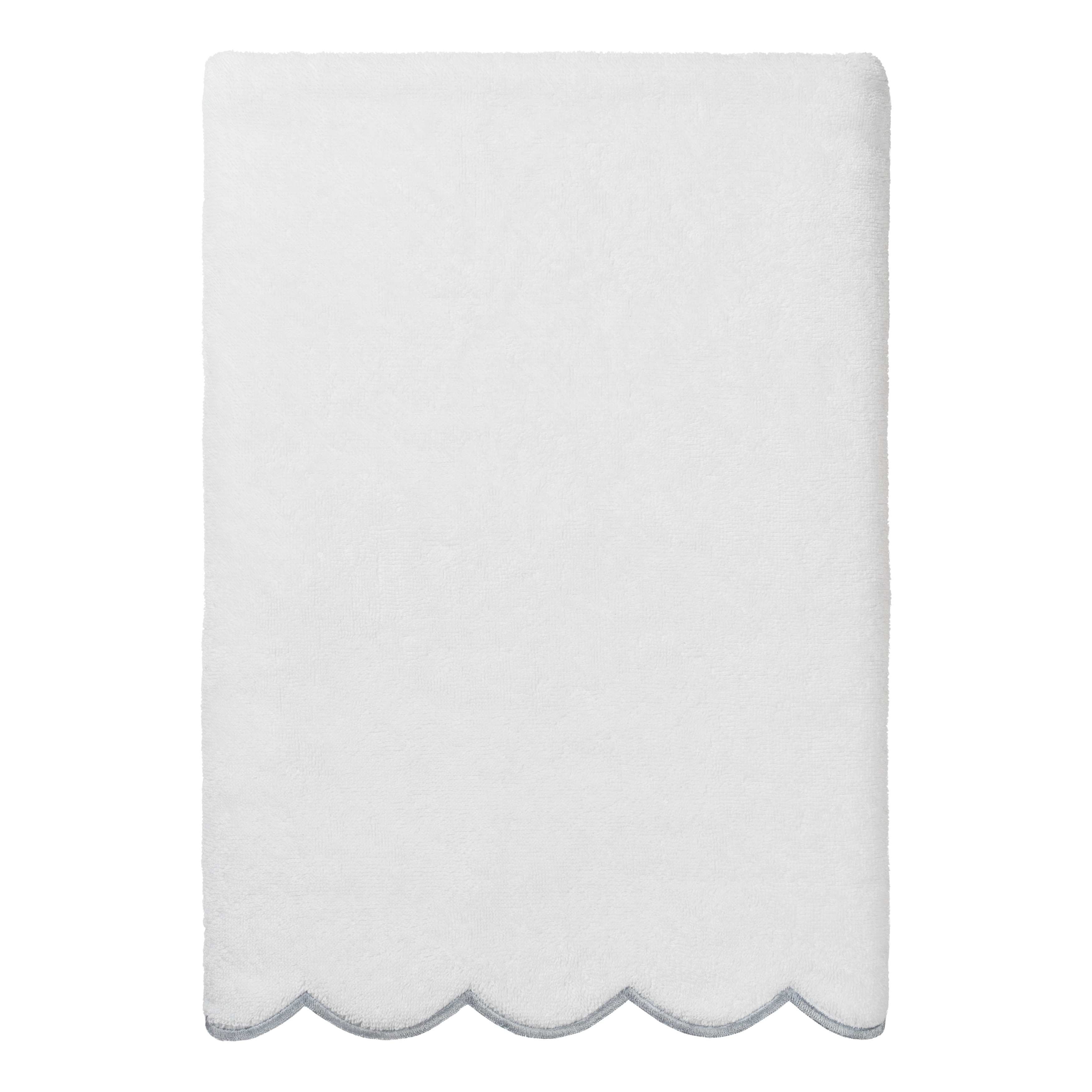Authentic Hotel and Spa 100% Turkish Cotton ADORNIA Scallop Bath Towel
