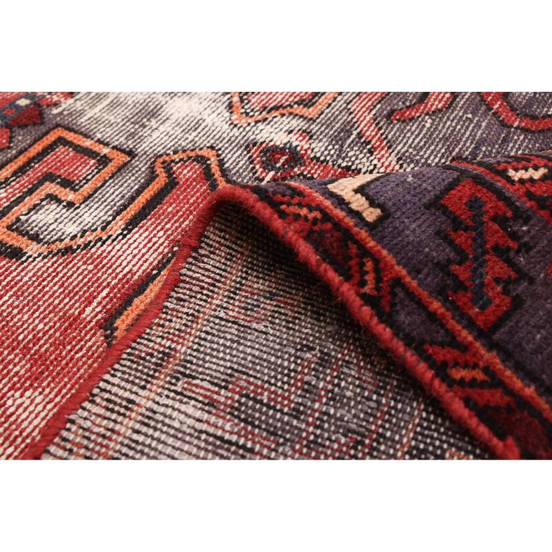 ECARPETGALLERY Hand-knotted Antalya Vintage Red Wool Rug - 4'2 x 6'3