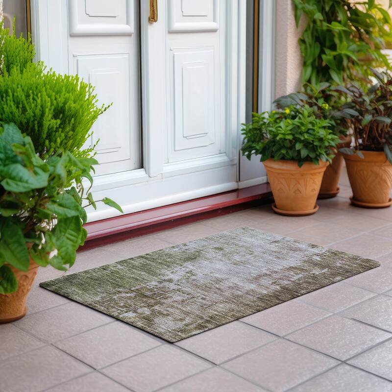 Machine Washable Indoor/ Outdoor Chantille Rug