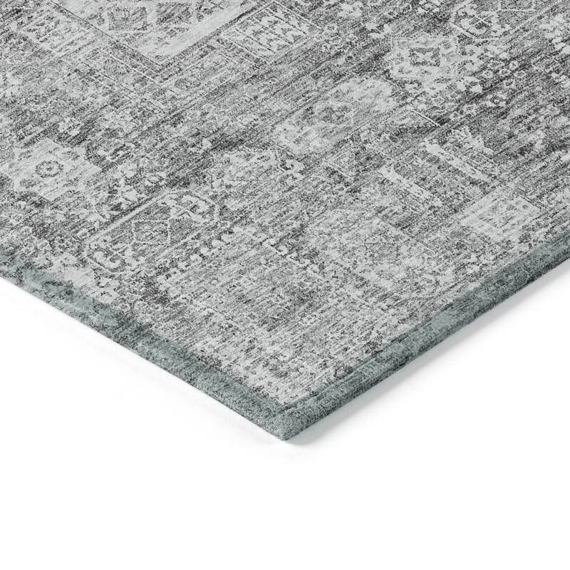 Machine Washable Indoor/ Outdoor Chantille Vintage Traditional Rug