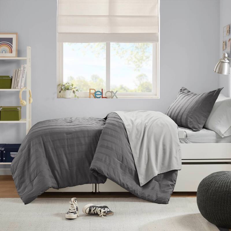 Chelsea Square Logan Woven Striped Comforter Set