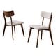 preview thumbnail 114 of 141, Christopher Knight Home - Chazz Mid-Century Modern Upholstered Dining Chairs Set with Solid Wood Splayed Leg