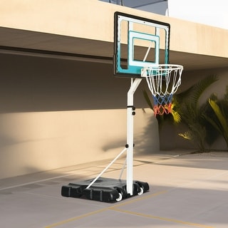Moasis Adjustable Height Portable Basketball Hoop Stand 4.1-5.7ft/3.4-8.5ft