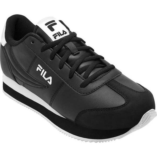 Shop Fila Men S Province Low Top Sneaker Black White White