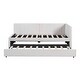 preview thumbnail 6 of 11, Twin Mattress Holde Daybed Frame with Trundle - Beige