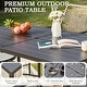 preview thumbnail 5 of 24, Outdoor Dining Set, Swivel Rattan Chairs w Thick Removable Cushion, Dining Table w Umbrella Hole, Patio Furniture Set