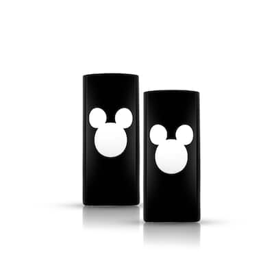 Disney Luxury Mickey Mouse Crystal Highball Glass - 17 oz - Set of 2 - 17 oz.