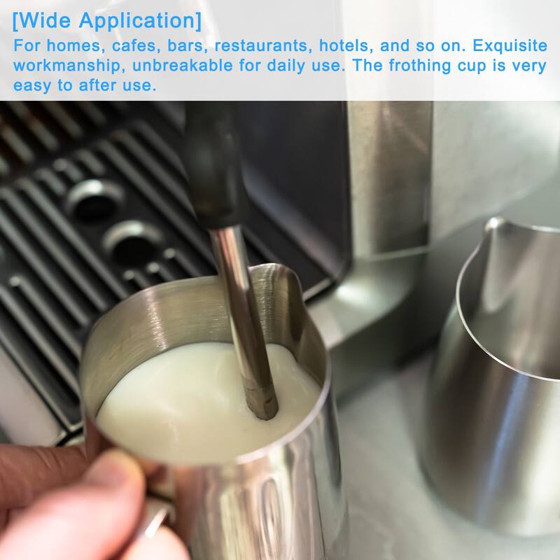 Milk Frothing Pitcher, Pitcher with Decorating Art Pen