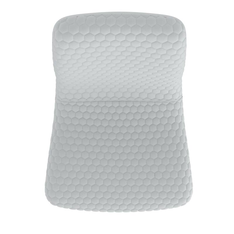 Contemporary Faux Leather and Metal Dining Chair, Set of 4