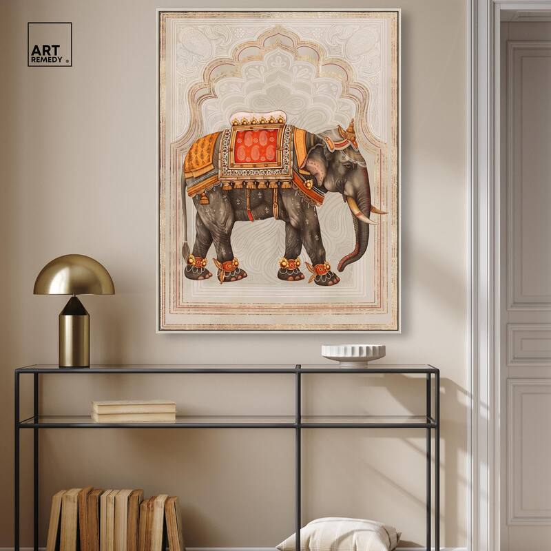 Elephant Queen Canvas by Art Remedy