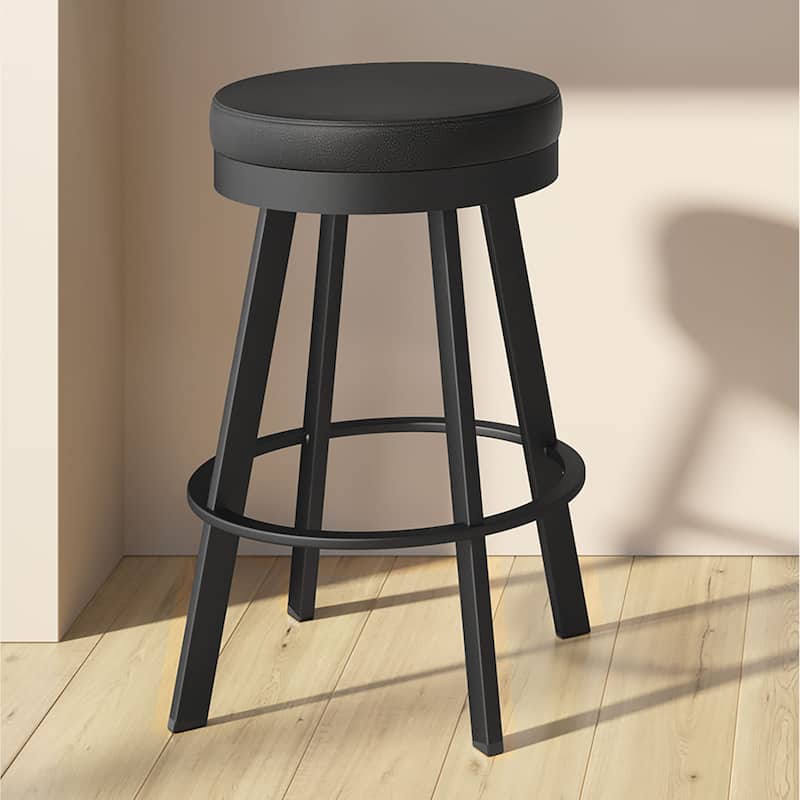 Amisco Swice Swivel Bar Stool with Metal Legs
