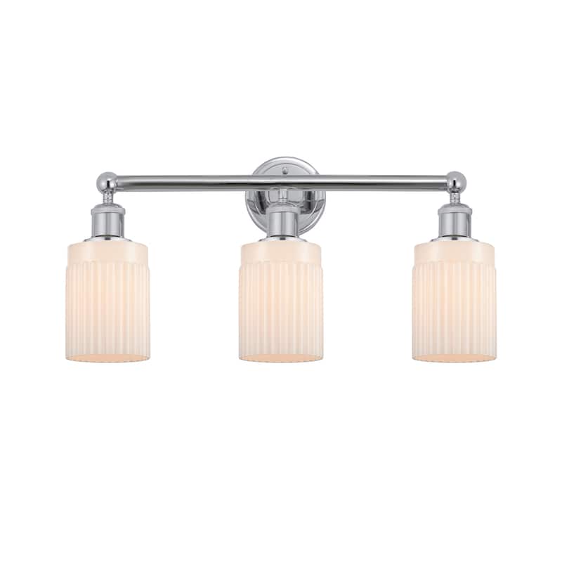 Innovations Lighting 616-3W-12-23 Hadley Vanity Hadley 3 Light 23" - Polished Chrome / Matte White