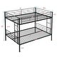 preview thumbnail 5 of 6, Full Over Full Metal Bunk Bed,Convertible 2 Beds